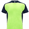 Camiseta Tecnica Hombre Bugatti Roly - Color Verde Fluor / Marino