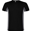 Camiseta Tecnica Shanghai Infantil Roly - Color Negro/Plomo Oscuro 0246