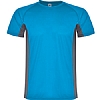 Camiseta Tecnica Shanghai Roly - Color Celeste/Plomo Oscuro 1246