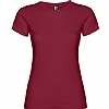 Camiseta Color Mujer Jamaica Roly - Color Granate 57