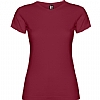 Camiseta Color Mujer Publicitaria Jamaica Roly - Color Granate 57