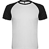 Camiseta Tecnica Indianapolis Roly - Color Blanco/Negro 0102