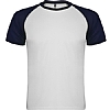 Camiseta Tecnica Indianapolis Infantil Roly - Color Blanco/Marino 0155
