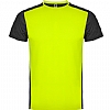 Camiseta Tecnica Hombre Zolder Infantil Roly - Color Amarillo Fluor/ Negro Vigore