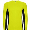 Camiseta Tecnica Manga Larga Shanghai Roly - Color Amarillo Fluor/Negro