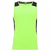 Camiseta Sin Manga Misano Roly - Color Verde Fluor / Negro