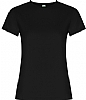 Camiseta Organica Golden Mujer Roly - Color Negro 02