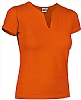Camiseta Mujer Cancun Valento - Color Naranja Fiesta