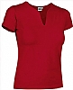 Camiseta Mujer Cancun Valento - Color Rojo Loto