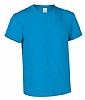 Camiseta Publicitaria Infantil Comic Valento - Color Azul Tropical
