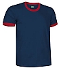 Camiseta Premium Combi Valento - Color Marino/Rojo