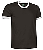 Camiseta Premium Combi Valento - Color Negro/Blanco