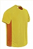 Camiseta Tecnica Marathoner Valento - Color Amarillo Fluor / Naranja Fluor