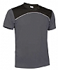 Camiseta Tecnica Maurice Valento - Color Gris/Blanco/Negro