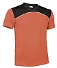 Camiseta Tecnica Maurice Valento - Color Naranja Flúor/Blanco/Negro