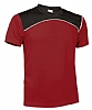 Camiseta Tecnica Maurice Valento - Color Rojo/Blanco/Negro