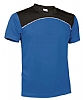 Camiseta Tecnica Maurice Valento - Color Azul Royal/Blanco/Negro