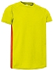 Camiseta Tecnica Rockspeed Valento - Color Amarillo Fluor / Naranja Fluor