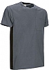 Camiseta Thunder Unisex Valento - Color Gris Cemento/Negro