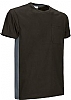 Camiseta Thunder Unisex Valento - Color Negro/Gris Cemento