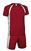 Equipacion Futbol Maracana Valento - Color Rojo/Blanco