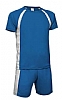 Equipacion Futbol Maracana Valento - Color Azul/Blanco