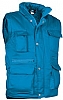 Chaleco Multibolsillos Reporter Valento - Color Azul Tropical