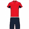 Equipacion Deportiva Boca Infantil Roly - Color Rojo / Marino