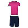 Equipacion Deportiva Barata Racing Infantil Roly - Color Fucsia/Marino 4055