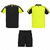 Equipacion Deportiva Juve Infantil Roly - Color Amarillo Fluor / Negro