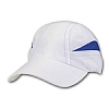 Gorra Running Microfibra Contrast Enyes - Color Blanco/Azul