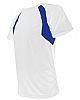 Camiseta Tecnica Combi Nath - Color Blanco/Royal Flor