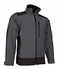 Chaqueta Softshell Saponi Valento - Color Gris/Negro