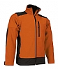 Chaqueta Softshell Saponi Valento - Color Naranja/Negro