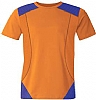 Camiseta Tecnica Giro Woman Acqua Royal - Color Naranja Fluor / Marino