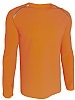 Camiseta Tecnica Manga Larga Reflectante Acqua Royal - Color Naranja Flúor