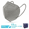 Mascarilla FFP2 Alta Proteccion EPI Desechable - Color Gris