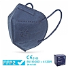 Mascarilla FFP2 Alta Proteccion EPI Desechable - Color Azul Marino