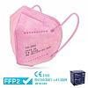 Mascarilla FFP2 Alta Proteccion EPI Desechable - Color Rosa