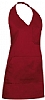 Delantal Bistro Valento - Color Rojo Loto