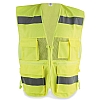 Chaleco Reflectante Boss Cifra - Color Amarillo Fluor