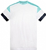 Camiseta Tecnica Hombre e Infantil Flag  - Color Blanco/Acqua/Marino