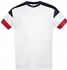Camiseta Tecnica Hombre e Infantil Flag  - Color Blanco/Marino/Rojo