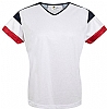 Camiseta Tecnica Mujer Flag Acqua Royal - Color Blanco/Marino/Rojo