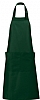Delantal Largo Bolsillos Gala Sols - Color Verde Botella