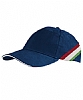 Gorra Espaa Furia Valento - Color Marino / Bandera Italia