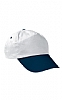 Gorra Promotion Infantil Valento - Color Blanco / Azul Marino