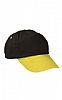 Gorra Promotion Valento - Color Negro / Amarillo Limon