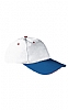 Gorra Sandwich Valento - Color Blanco / Azul Royal / Rojo Loto