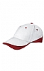 Gorra Tuxton Valento - Color Blanco / Rojo Loto